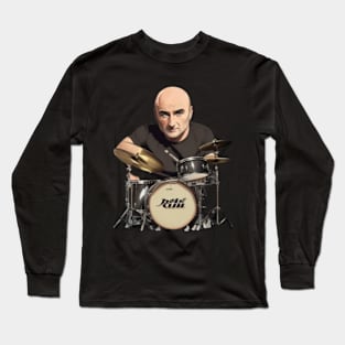 phil collins // vektor art design v8 Long Sleeve T-Shirt